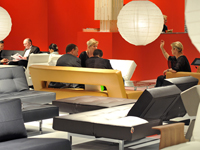 Lampen Wohndesign auf der Möbelmesse imm